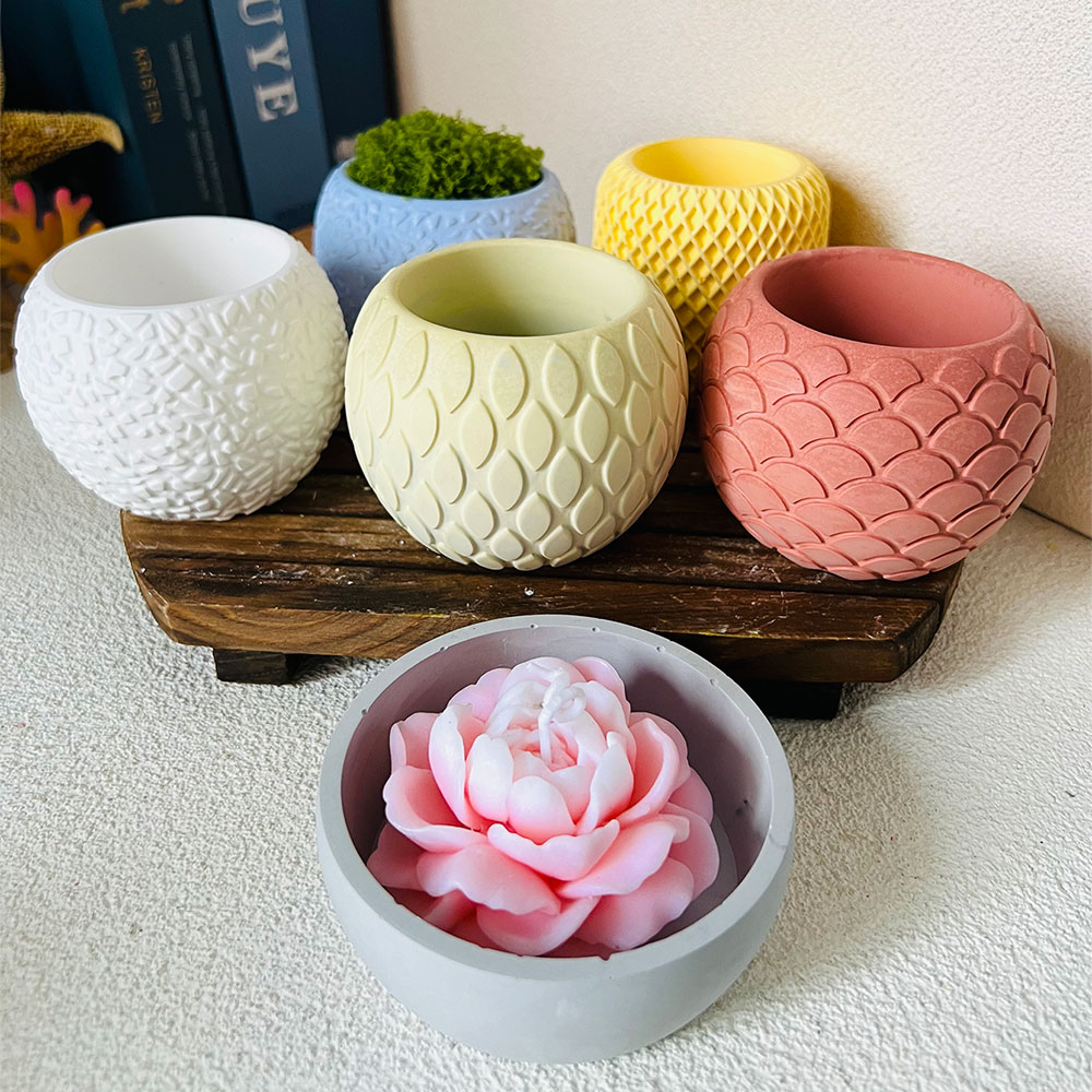 1pc Fish Scale Pattern Cement  - Potsticker Mold review and price